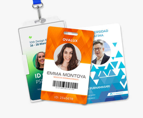 Carnet impreso por dos caras